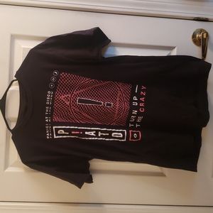 Panic At The Disco Band T-Shirt Turn Up The Crazy Size Large